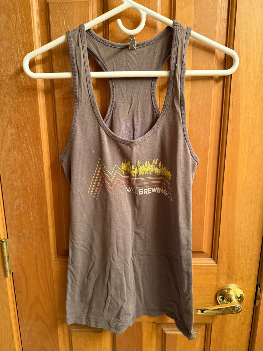Next Level Apparel Gray Tank - Vail Brewing Company